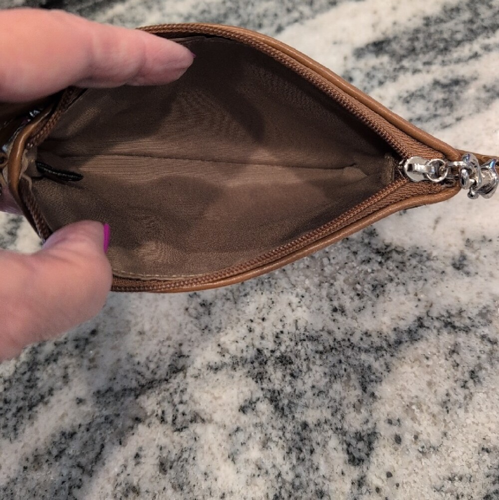 Coach Patchwork Brown Multi-Texture Hobo Shoulder Bag w/Matching Wristlet - Picture 16 of 16